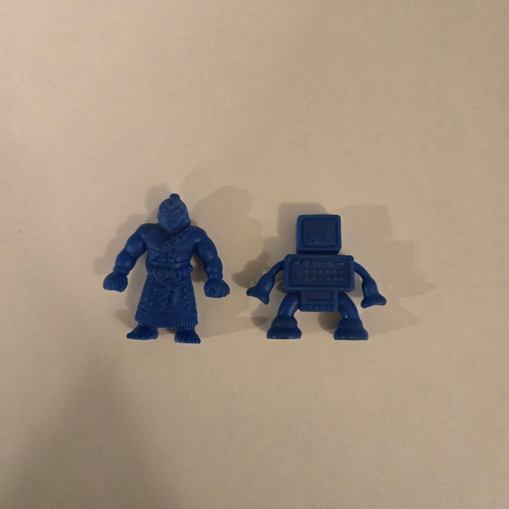 Kinnikuman M.U.S.C.L.E. Figures Blue Personalman 138 Rikishiman 108 Vintage 80s